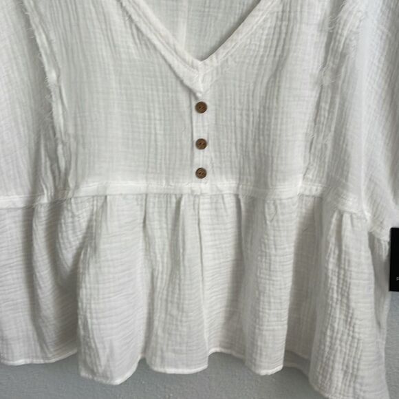 ❤️Short Sleeve Babydoll Top NWT - Picture 4 of 6